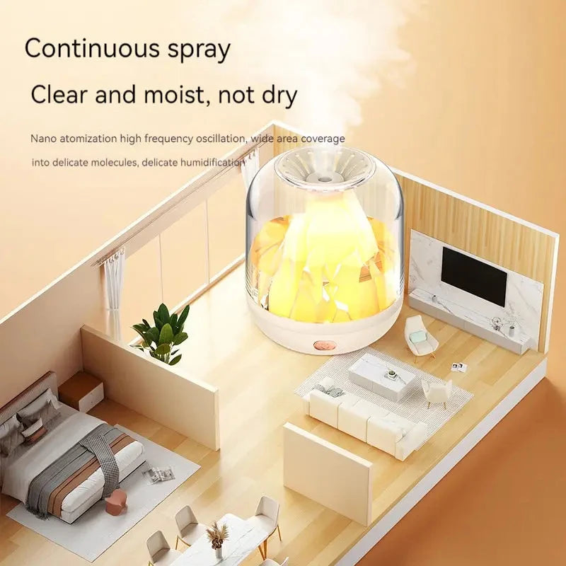 Humidifier Flame Aroma Diffuser
