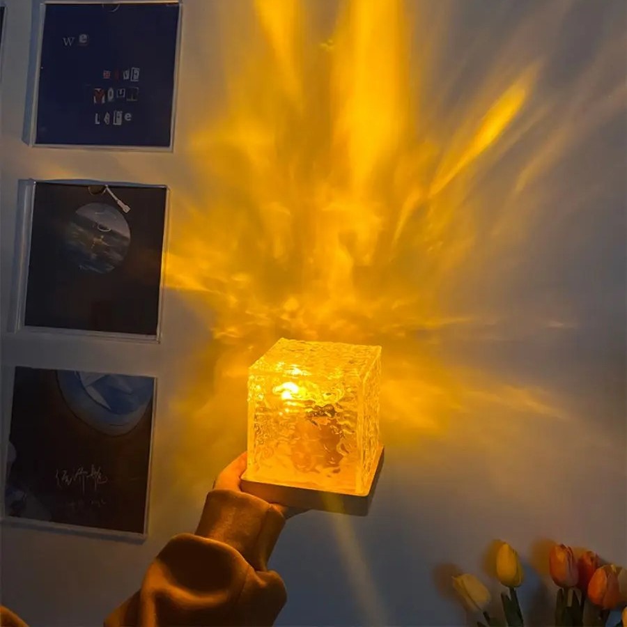 Water Ripple Projector Night Light