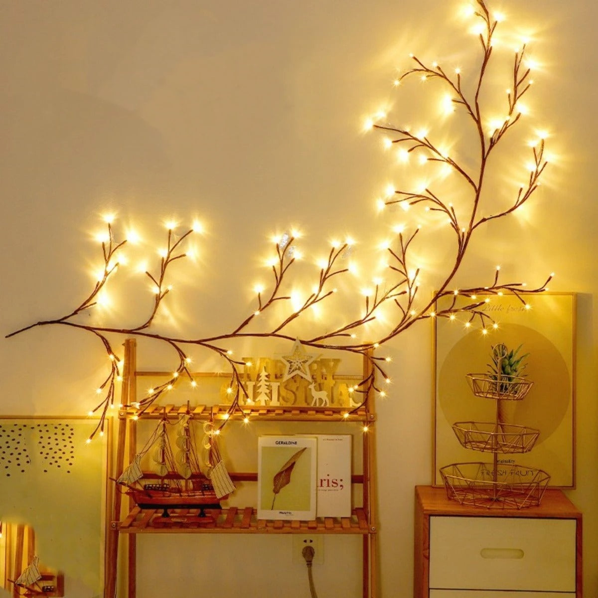 Willow Vine Branch Light Wall Decor