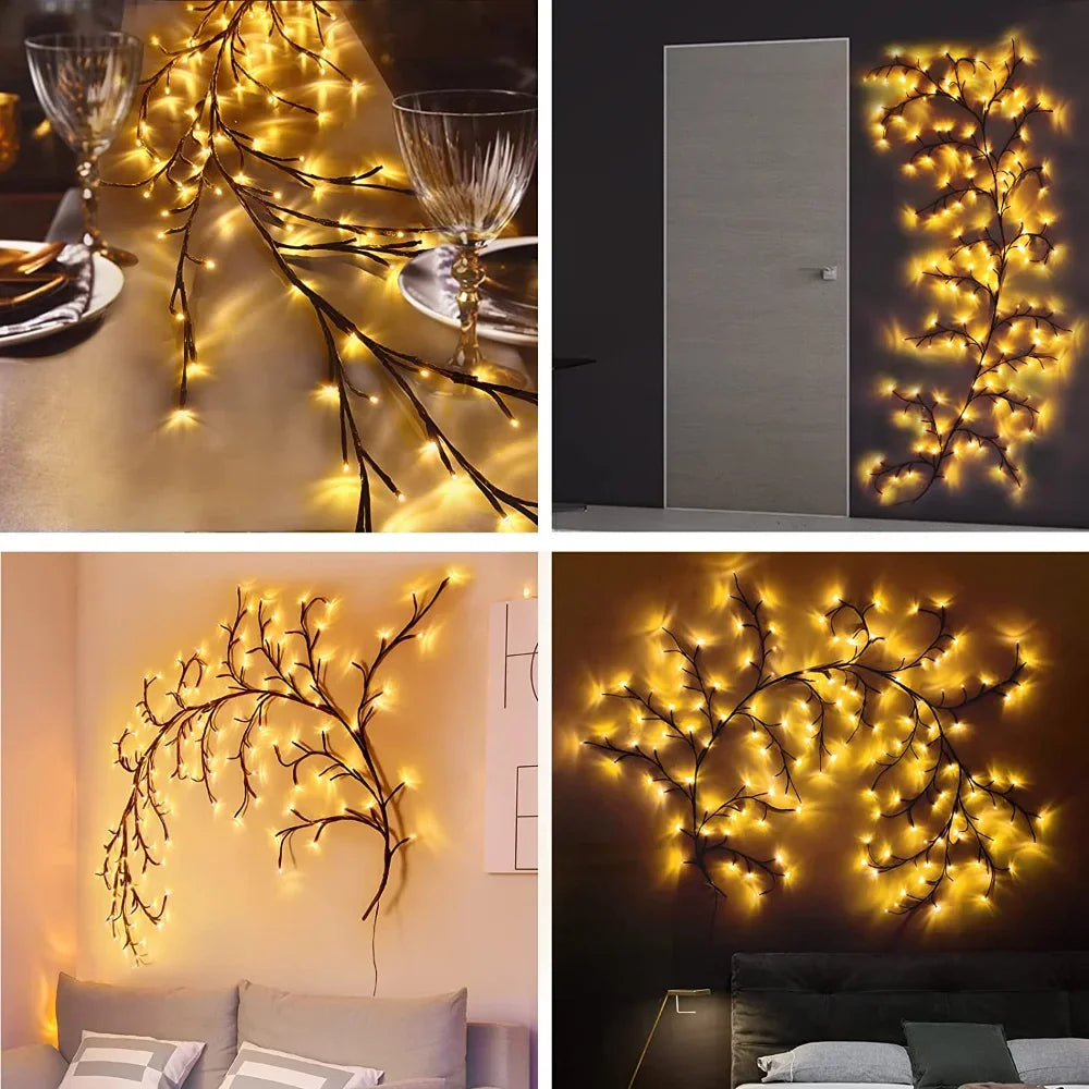 Willow Vine Branch Light Wall Decor