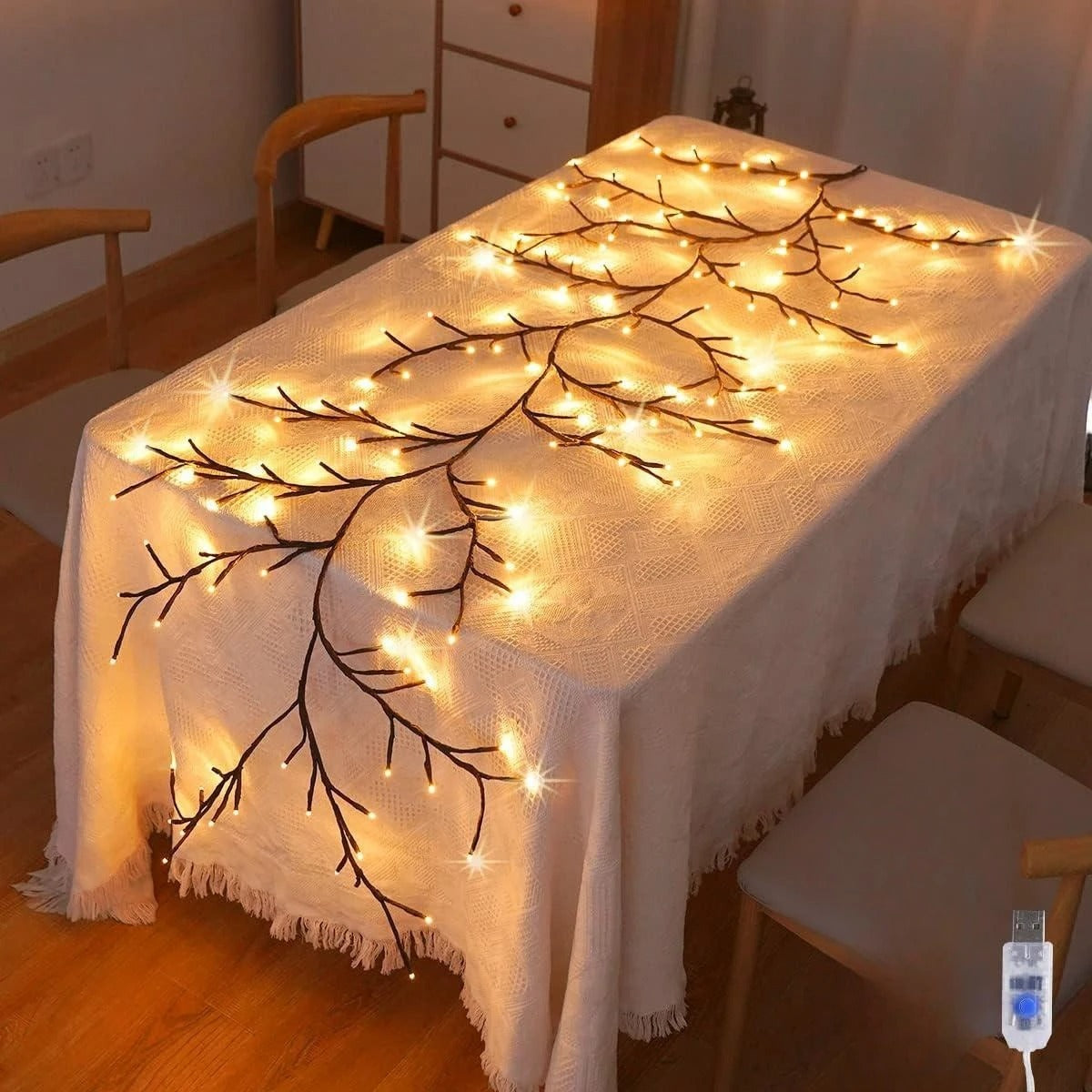 Willow Vine Branch Light Wall Decor