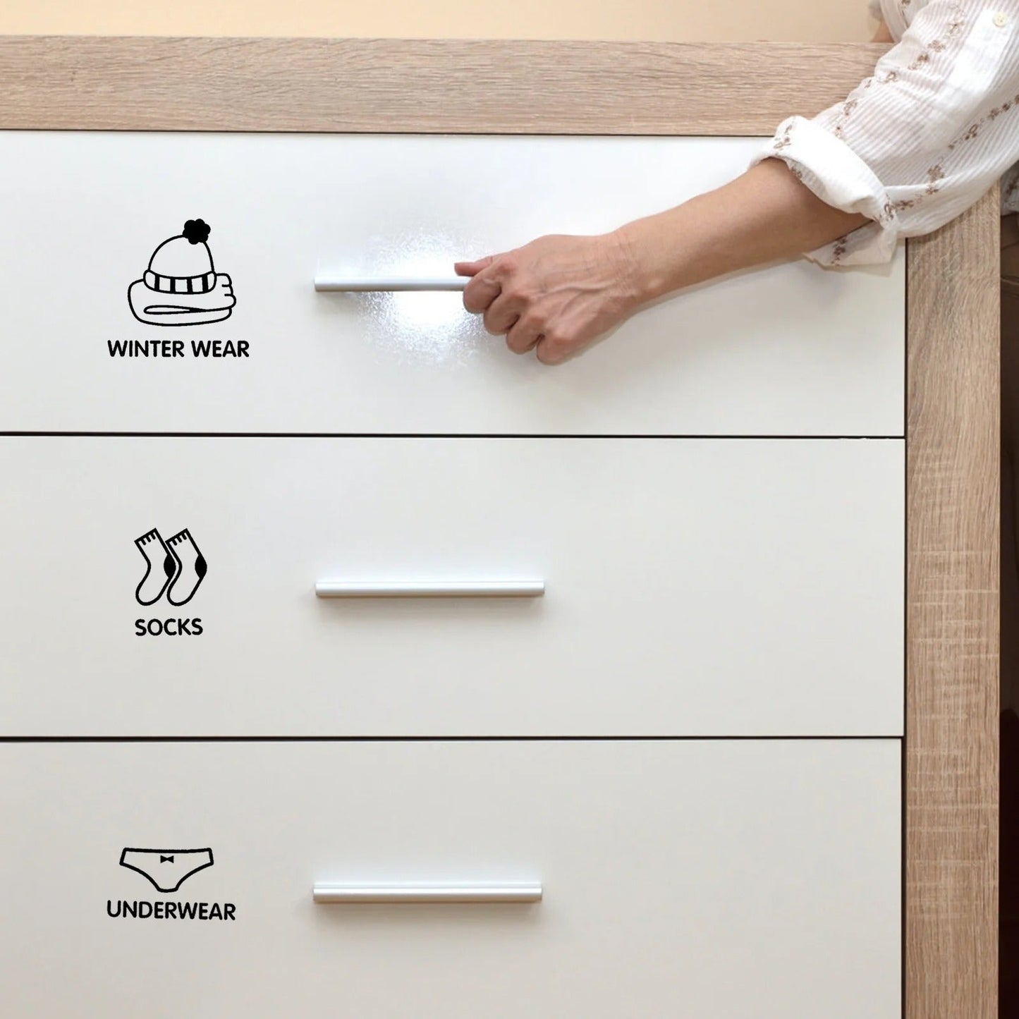 Home Decor Wardrobe Organizer Sticker