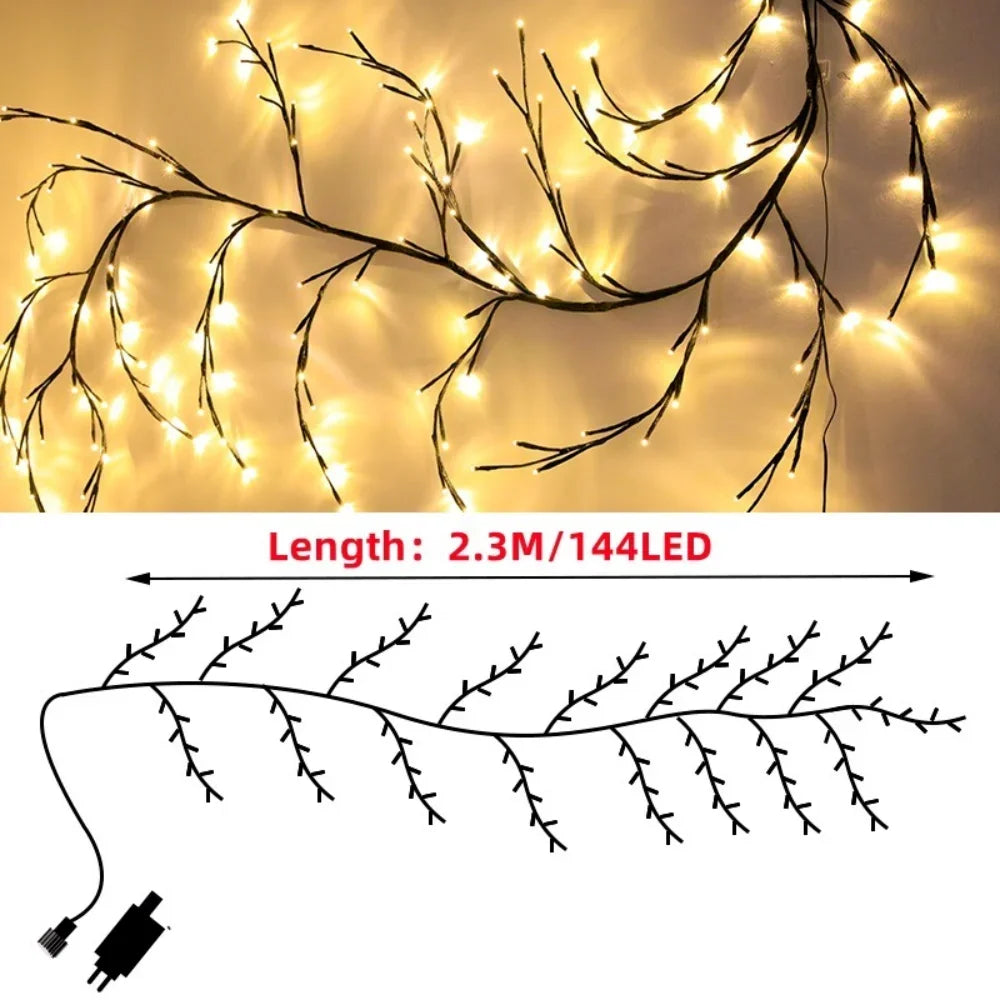 Willow Vine Branch Light Wall Decor