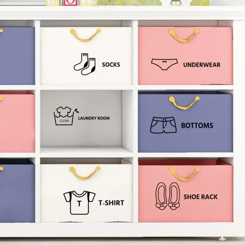 Home Decor Wardrobe Organizer Sticker
